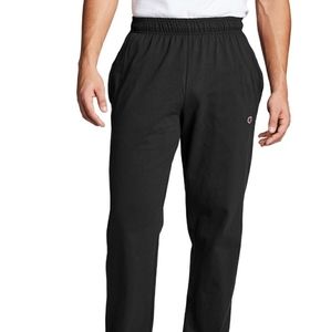 CHAMPION OPEN BOTTOM JERSEY PANTS